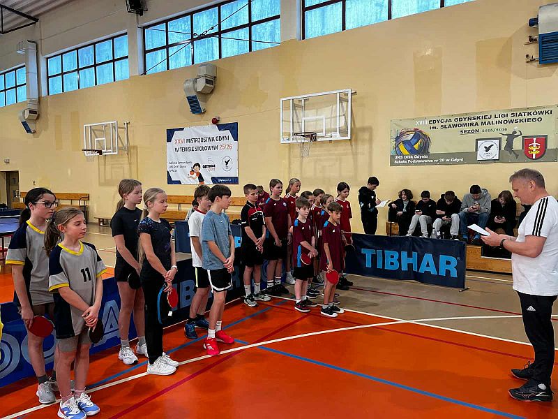 Mistrzostwa Gdyni w tenisie stołowym 17.11.2025 r. - zdjęcie 5